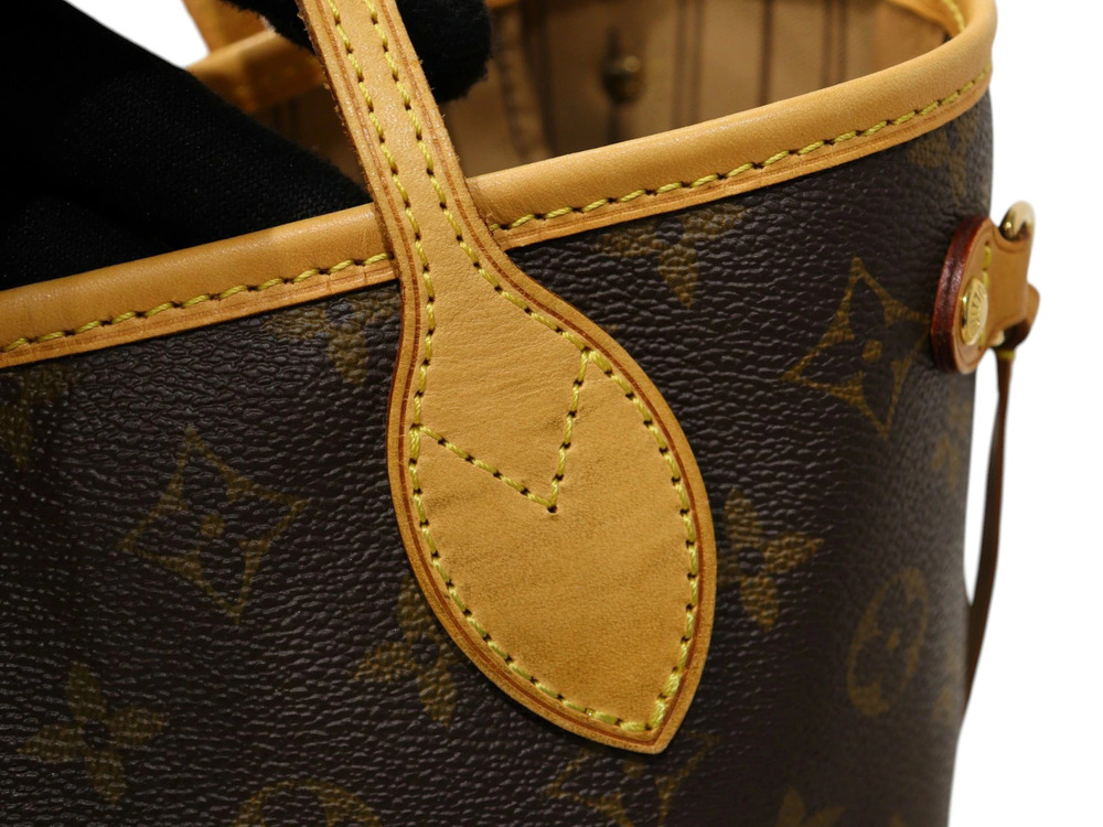 LOUIS VUITTON Neverfull Handbag Tote Bag Monogram Brown LV